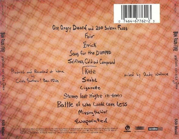 Ben Folds Five - Whatever And Ever Amen (CD) (VG+, VG+)