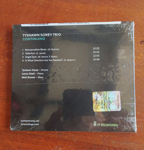 Tyshawn Sorey Trio - Continuing (CD) (M, M)