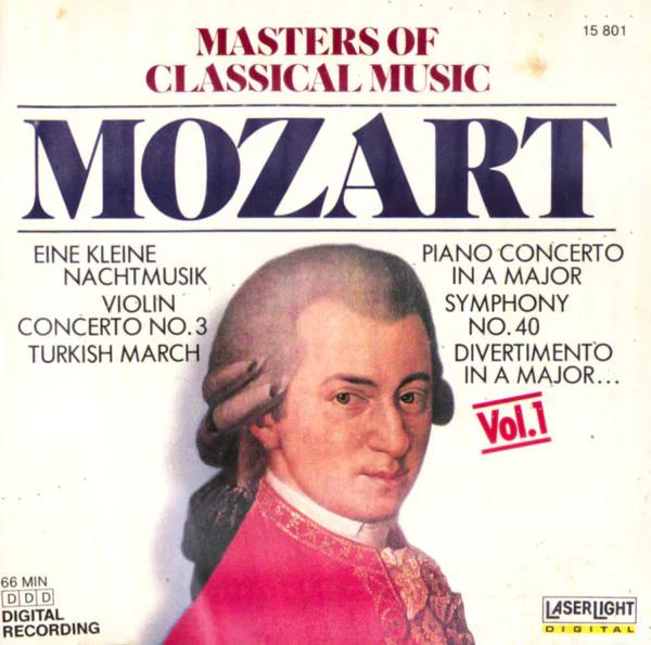 Wolfgang Amadeus Mozart - Masters Of Classical Music, Vol.1: Mozart (CD) (NM or M-, NM or M-)