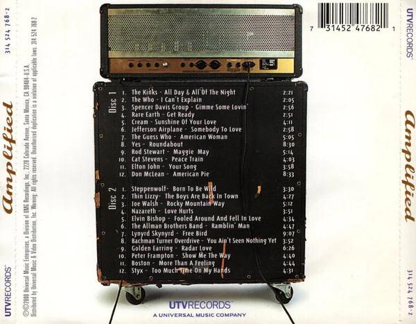 Various - Amplified: The Definitive Double CD Collection Of Classic Rock (CD) (VG+, VG+)