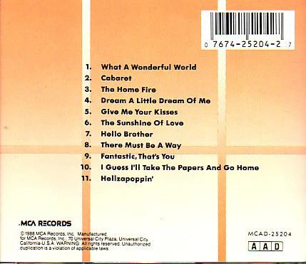 Louis Armstrong - What A Wonderful World (CD) (VG+, VG+)