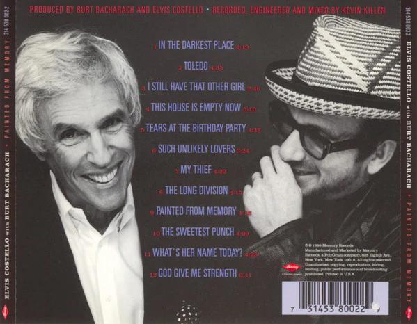 Elvis Costello With Burt Bacharach - Painted From Memory (CD) (NM or M-, VG+)