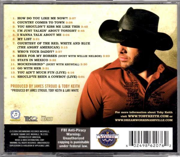 Toby Keith - Greatest Hits 2 (CD) (VG+, VG+)