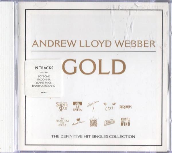 Andrew Lloyd Webber - Gold - The Definitive Hit Singles Collection (CD) (NM or M-, VG+)
