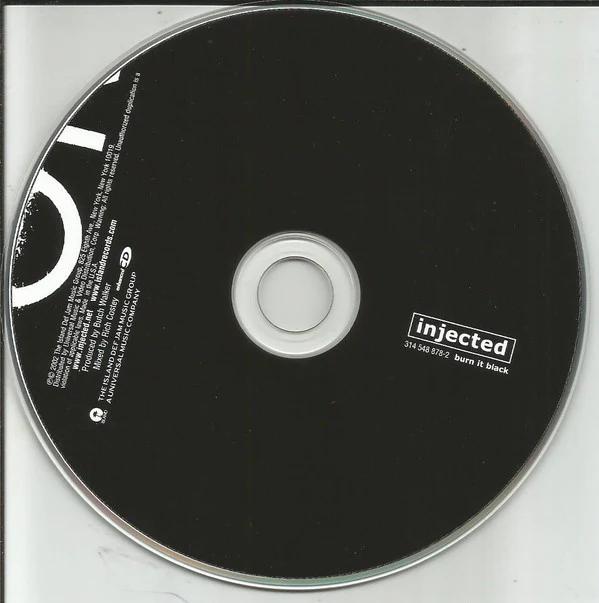 Injected - Burn It Black (CD) (VG+, VG+)