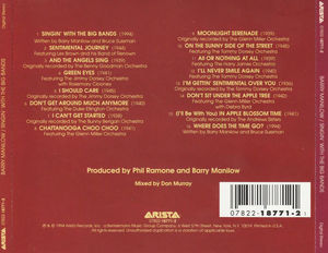 Barry Manilow - Singin' With The Big Bands (CD) (NM or M-, VG+)