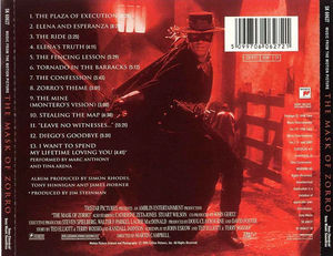 James Horner - The Mask Of Zorro (Music From The Motion Picture) (CD) (NM or M-, VG+)