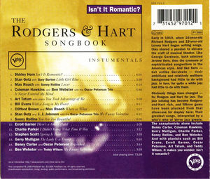 Various - Isn't It Romantic?/ The Rodgers & Hart Songbook (CD) (NM or M-, VG+)