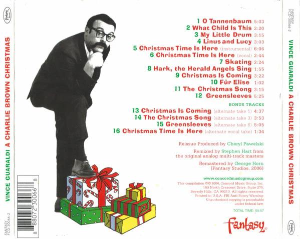 Vince Guaraldi - "A Charlie Brown Christmas" Featuring The Famous Peanuts Characters (Original Soundtrack) (CD) (VG+, VG+)