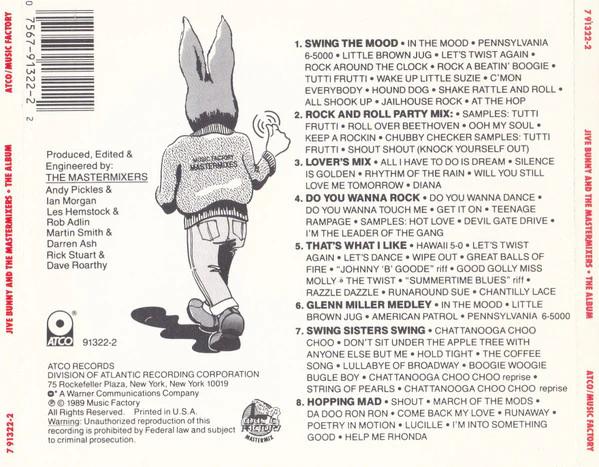 Jive Bunny And The Mastermixers - The Album (CD) (VG+, VG+)