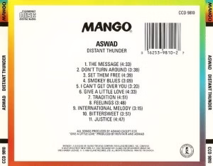 Aswad - Distant Thunder (CD) (NM or M-, VG+)
