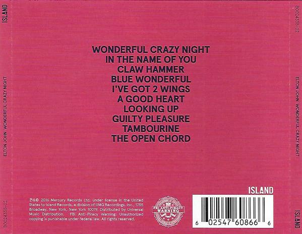 Elton John - Wonderful Crazy Night (CD) (NM or M-, NM or M-)