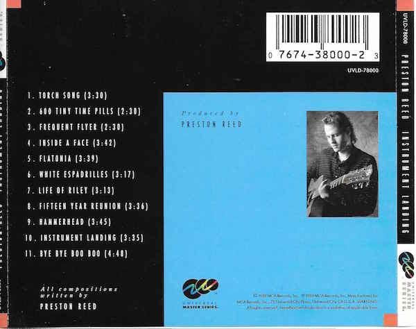 Preston Reed - Instrument Landing (CD) (VG+, VG+)