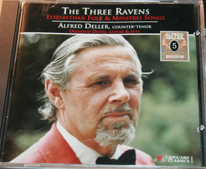 Alfred Deller, Desmond Dupré - The Three Ravens (Elizabethan Folk & Minstrel Songs) (CD) (NM or M-, NM or M-)