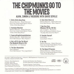 The Chipmunks - The Chipmunks Go To The Movies (CD) (VG+, VG+)
