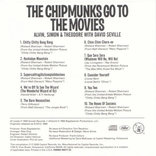 The Chipmunks - The Chipmunks Go To The Movies (CD) (VG+, VG+)