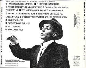 Frank Sinatra - Songs For Swingin' Lovers! (CD) (NM or M-, VG+)