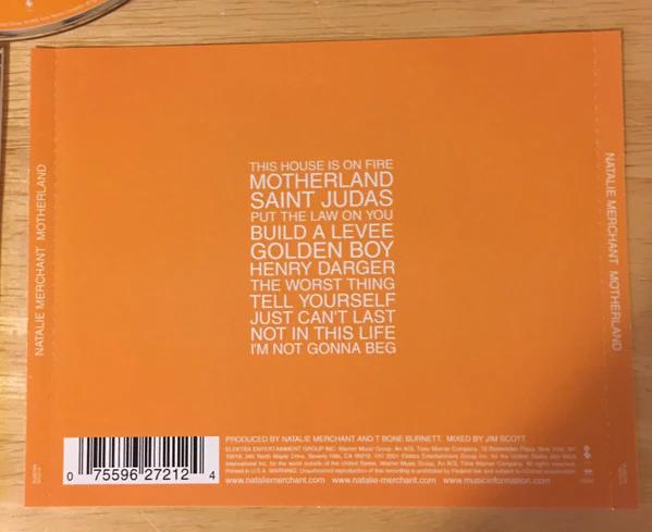 Natalie Merchant - Motherland (CD) (NM or M-, VG+)