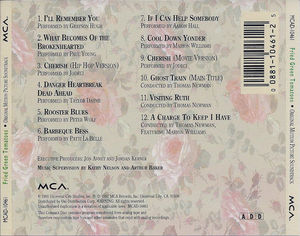 Various - Fried Green Tomatoes (Original Motion Picture Soundtrack) (CD) (VG+, VG+)