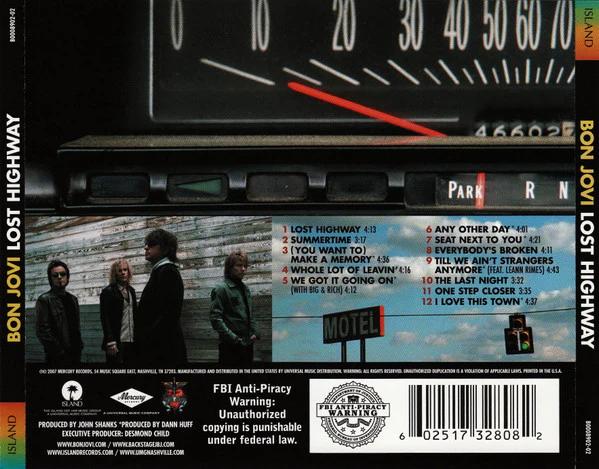 Bon Jovi - Lost Highway (CD) (NM or M-, VG+)