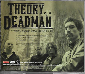 Theory Of A Deadman - Nothing Could Come Between Us (CD) (NM or M-, NM or M-)