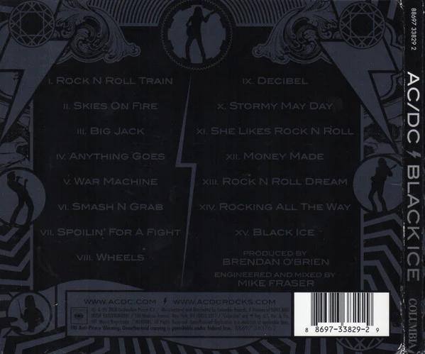 AC/DC - Black Ice (CD) (NM or M-, VG+)
