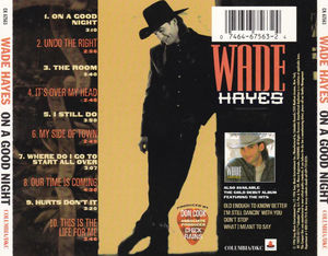 Wade Hayes - On A Good Night (CD) (NM or M-, VG+)