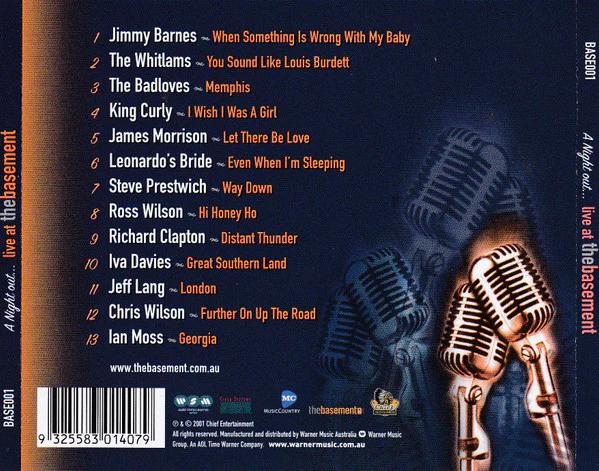 Various - A Night Out... Live At The Basement (CD) (NM or M-, VG+)