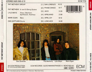Pat Metheny Group - Pat Metheny Group (CD) (VG+, VG+)