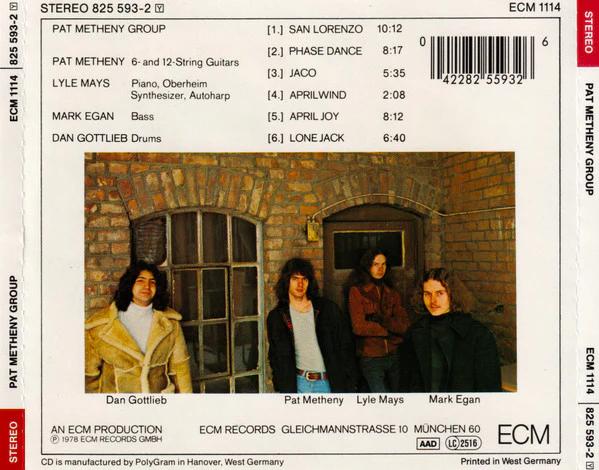 Pat Metheny Group - Pat Metheny Group (CD) (VG+, VG+)