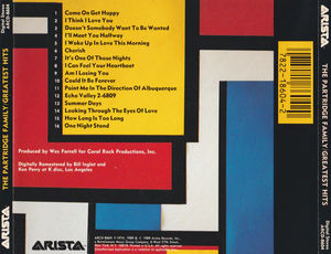 The Partridge Family - Greatest Hits (CD) (NM or M-, VG+)