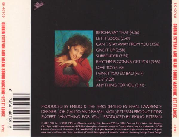 Miami Sound Machine - Let It Loose (CD) (NM or M-, VG+)