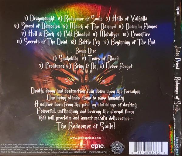 Judas Priest - Redeemer Of Souls (CD) (NM or M-, NM or M-)