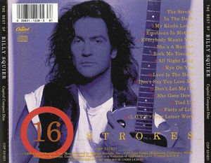 Billy Squier - 16 Strokes: The Best Of Billy Squier (CD) (NM or M-, VG+)