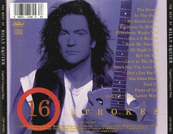 Billy Squier - 16 Strokes: The Best Of Billy Squier (CD) (NM or M-, VG+)