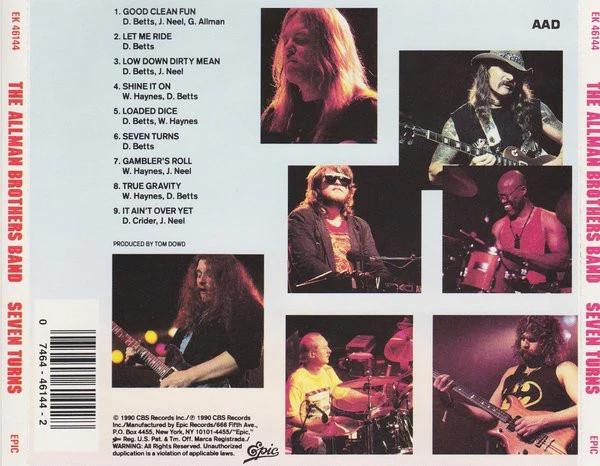Allman Brothers Band, The - Seven Turns (CD) (VG+, VG+)