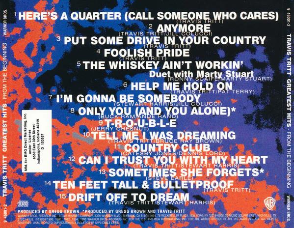 Travis Tritt - Greatest Hits - From The Beginning (CD) (VG+, VG+)