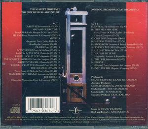 Frank Wildhorn, Nan Knighton - The Scarlet Pimpernel - Original Broadway Cast Recording (CD) (VG+, VG+)