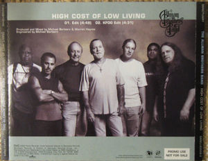 The Allman Brothers Band - High Cost Of Low Living (CD) (NM or M-, NM or M-)