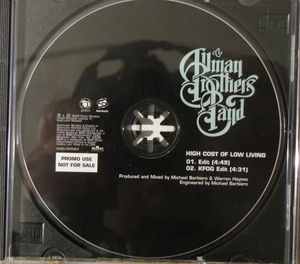 The Allman Brothers Band - High Cost Of Low Living (CD) (NM or M-, NM or M-)