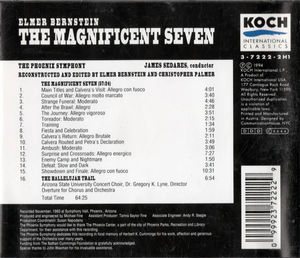 Elmer Bernstein, James Sedares, Phoenix Symphony, The - The Magnificent Seven / Hallelujah Trail (CD) (NM or M-, VG+)