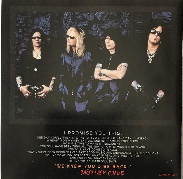 Mötley Crüe - New Tattoo (CD) (VG+, VG+)