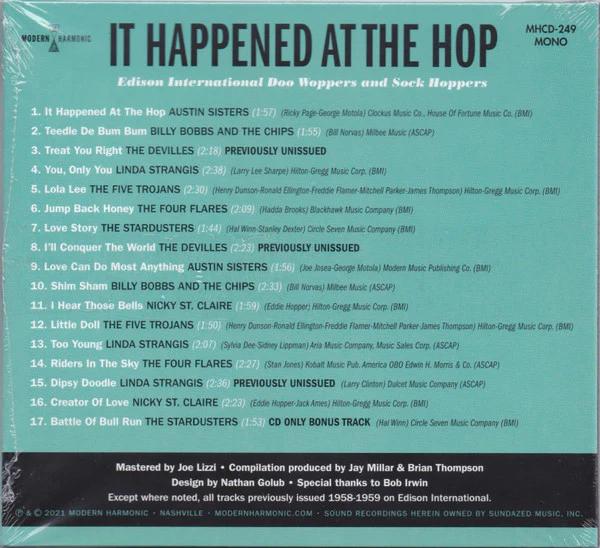 Various - It Happened At The Hop - Edison International Doo Woppers And Sock Hoppers (CD) (M, M)