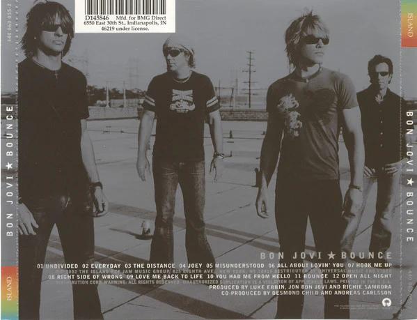 Bon Jovi - Bounce (CD) (NM or M-, VG+)