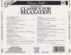 Various - Classics For Relaxation - Volume One (CD) (NM or M-, NM or M-)