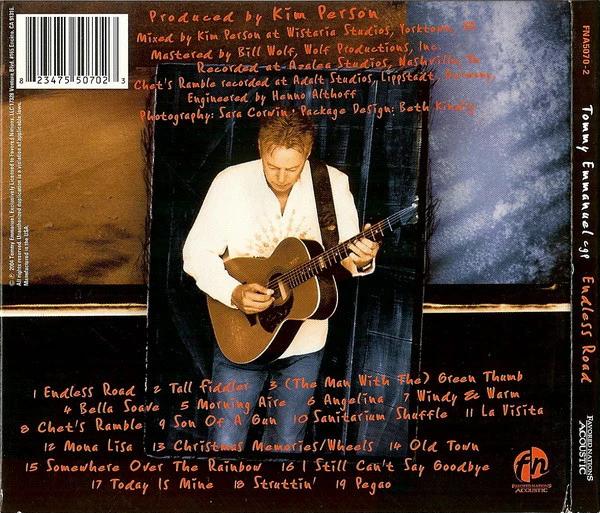 Tommy Emmanuel - Endless Road (CD) (NM or M-, VG+)