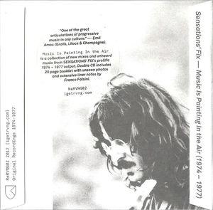 Sensations' Fix - Music Is Painting In The Air (1974 - 1977) (CD) (M, M)