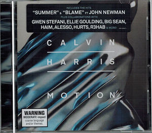 Calvin Harris - Motion (CD) (NM or M-, VG+)