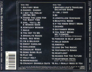 Neil Diamond - The Greatest Hits 1966-1992 (CD) (NM or M-, VG+)
