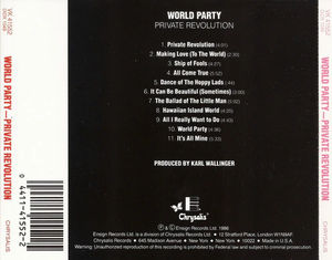 World Party - Private Revolution (CD) (VG+, VG+)